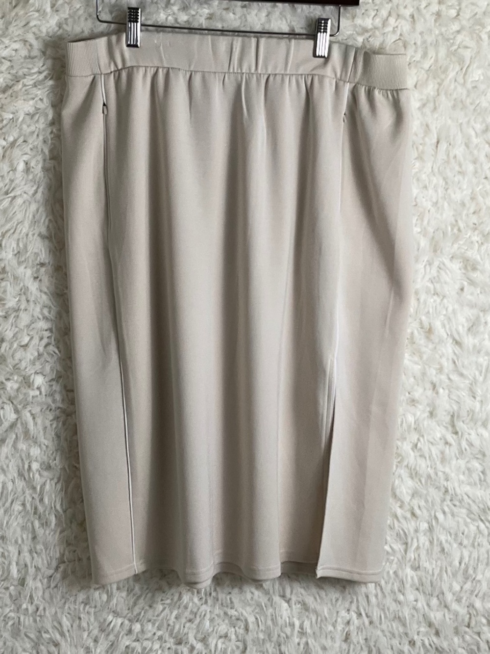 AERIE OFFLINE WOMEN'S LIGHT BEIGE MIDI SKIRT~SIZE X-LARGE~NWT!